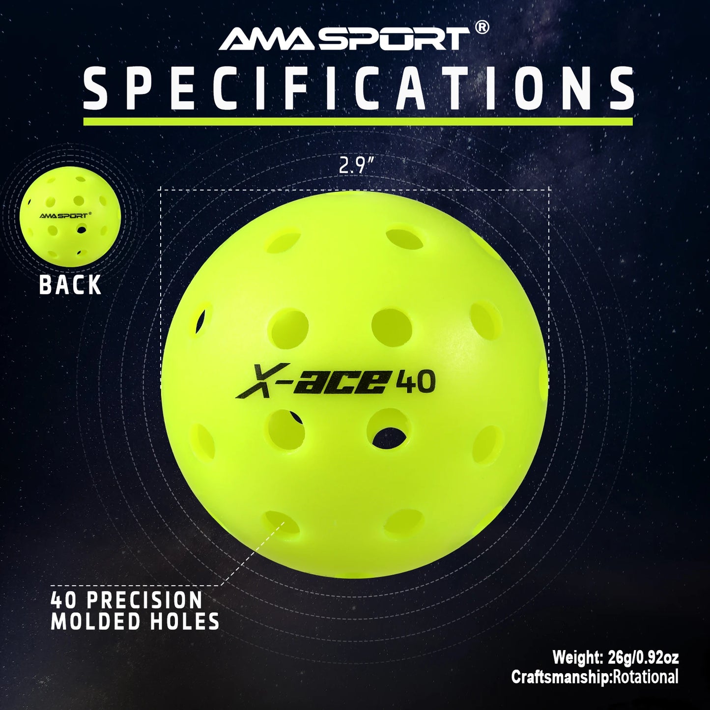 Outdoor Pickleballs