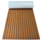 2.4m Self-Adhesive EVA Foam Boat Flooring – Faux Teak Marine Decking Mat