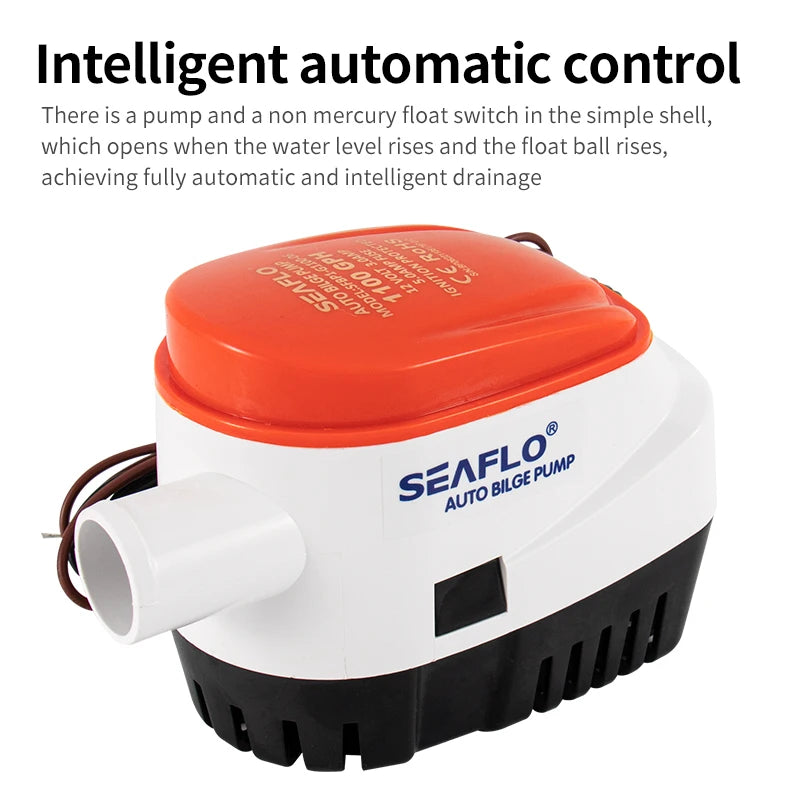 12V/24V Marine Bilge Pump DC Submersible Water Pump