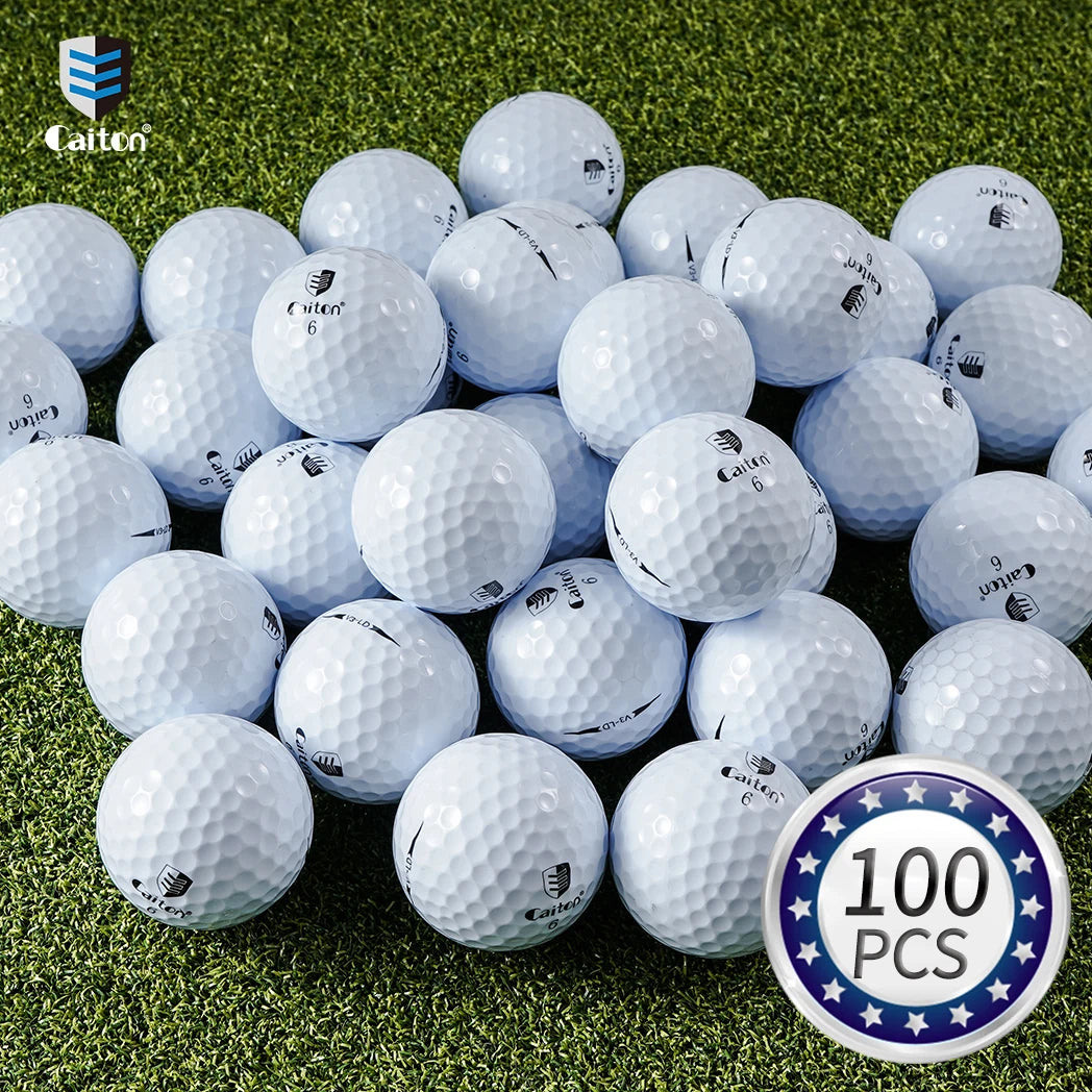 3-Layer Golf Balls (100pcs) – Long Distance & Spin Control
