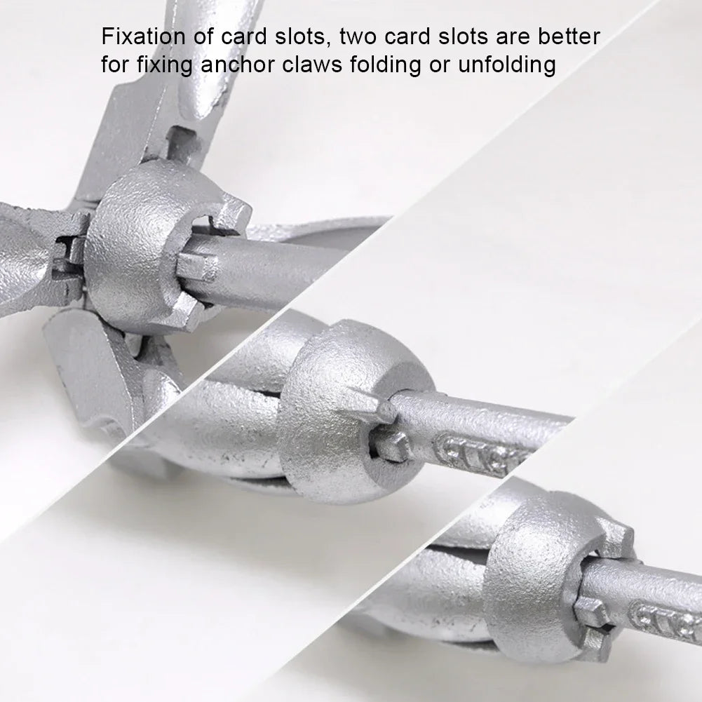 Stainless Steel Folding Grapnel Anchor for Kayak & Boat