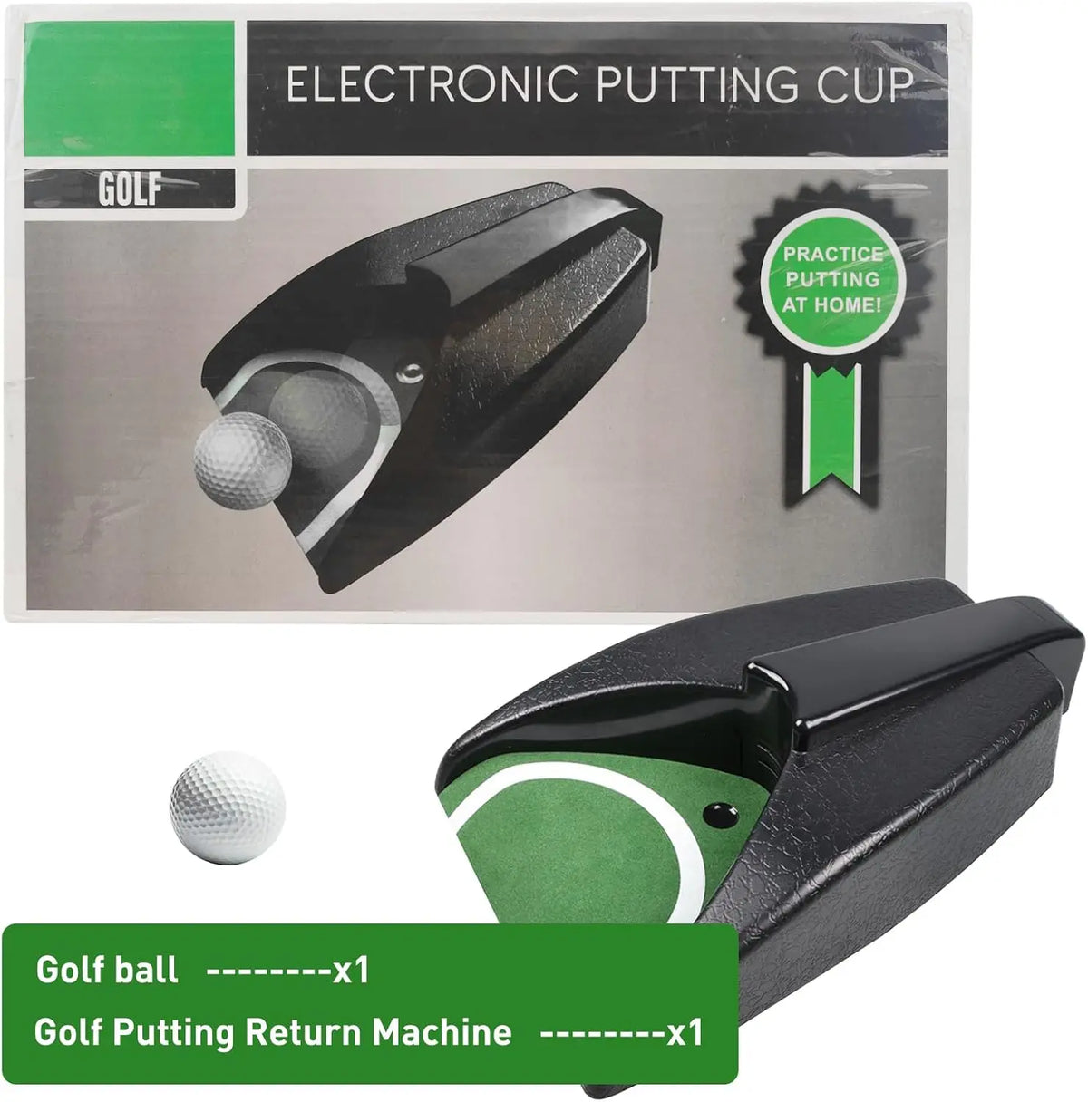 90s Putter Machine Automatic Golf Ball Return Putting Machine – Indoor Practice Tool ...