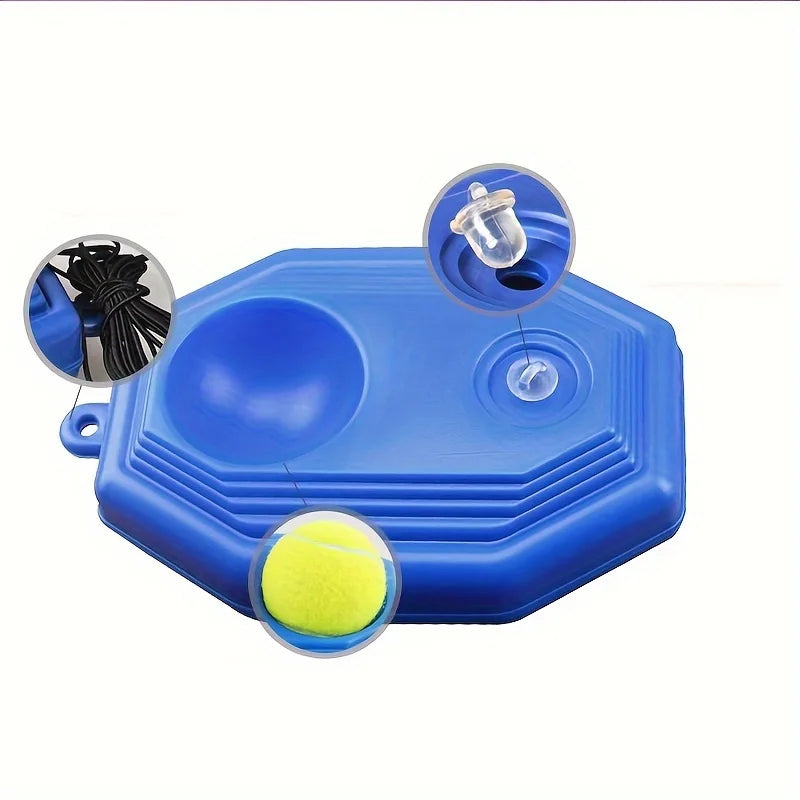 Single Base Tennis Trainer with High Elastic Rope