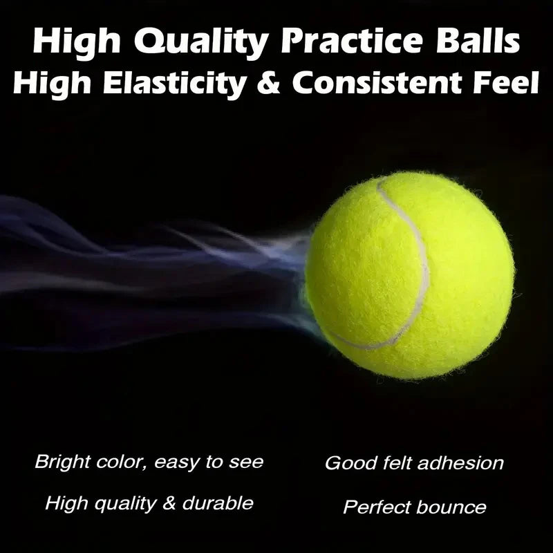 3Pcs Advanced Training Tennis Balls – Durable & Elastic