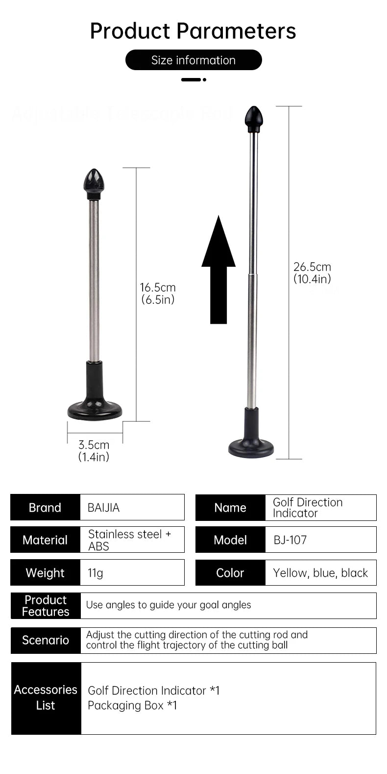 Magnetic Golf Club Lie Angle Alignment Tool