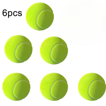 6Pcs Tennis Balls with Mesh Carry Bag – Practice & Play
