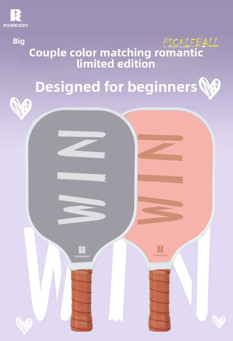 Fiber Pickleball Paddle Set for Couples – Beginner’s Complete Kit