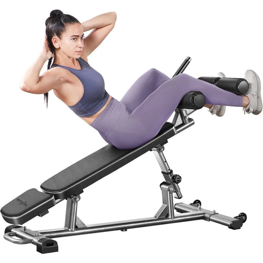 Professional Adjustable Sit-Up & Weight Bench with 4 Height Levels