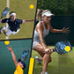 12pcs Indoor Pickleballs – 40-Hole Durable 72mm Training Balls