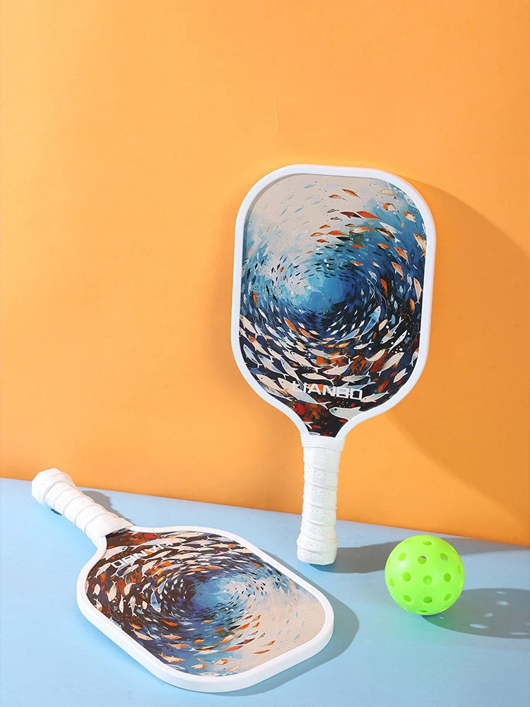 Pickleball Paddle Set with 2 Rackets & 4 Balls