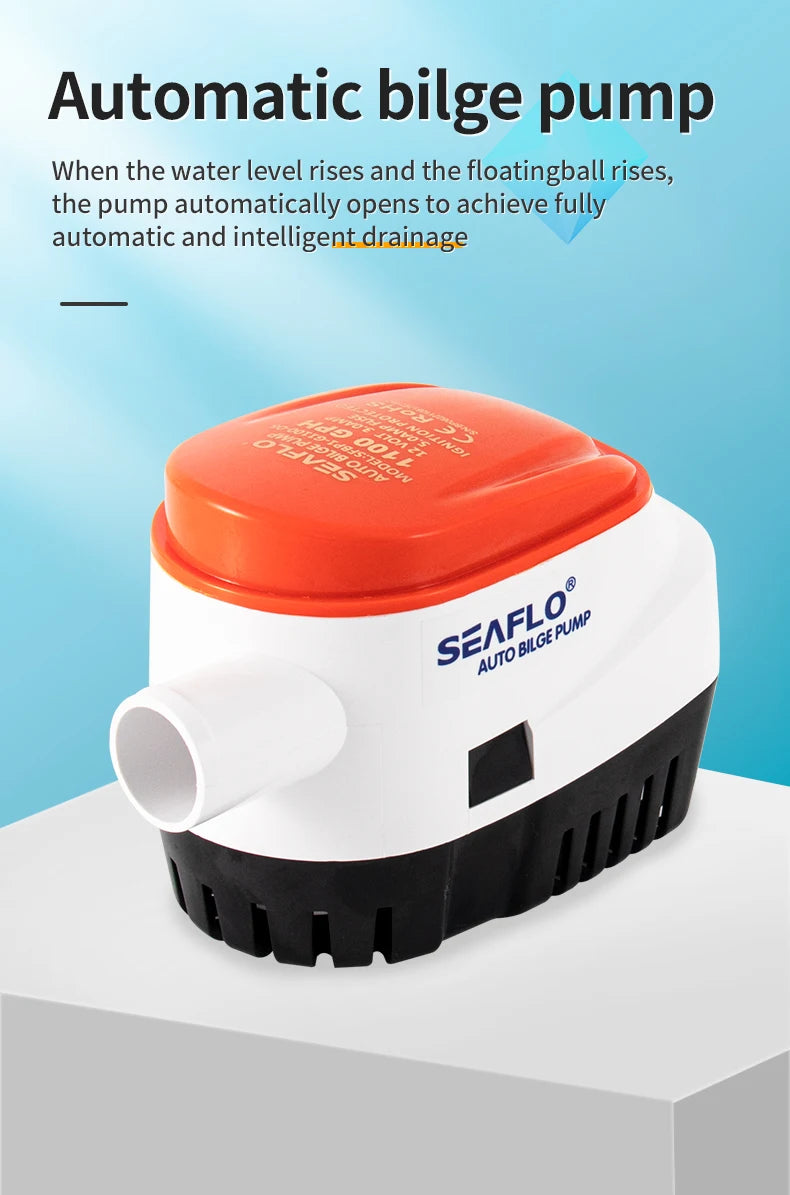 12V/24V Marine Bilge Pump DC Submersible Water Pump