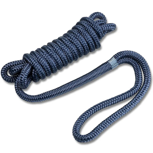 4.6m/15ft Blue Double Braided Nylon Boat Dock Line