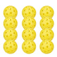 Outdoor Pickleballs 74MM 40-Hole Durable Competition Balls (6/12/24PCS)