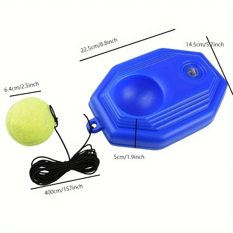 Single Base Tennis Trainer with High Elastic Rope