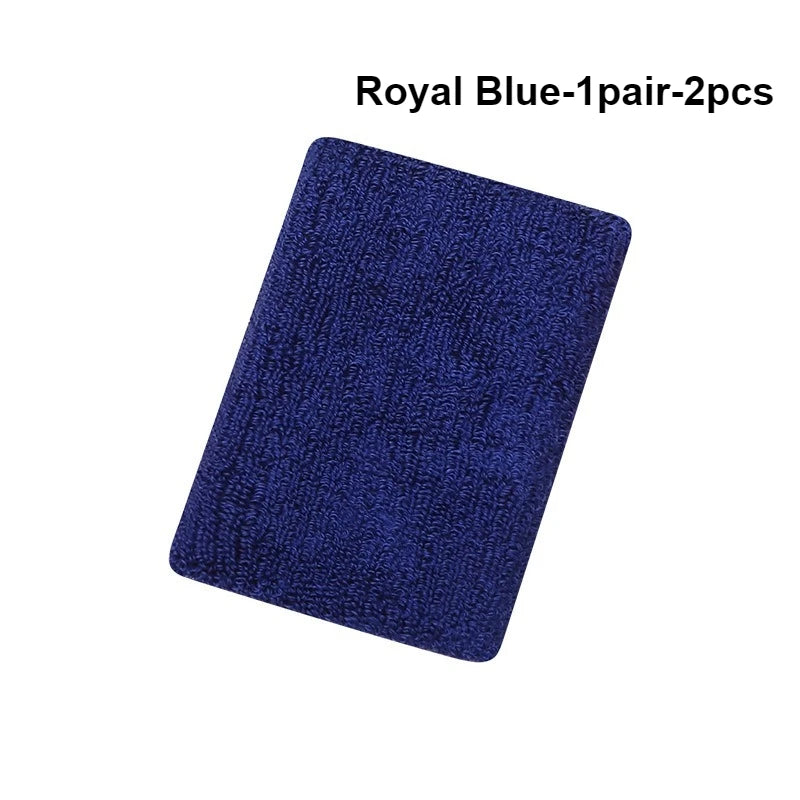 1 Pair Breathable Cotton Wrist Sweatbands for Sports