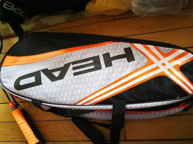Large Capacity Tennis Racket Bag with Shoe Compartment