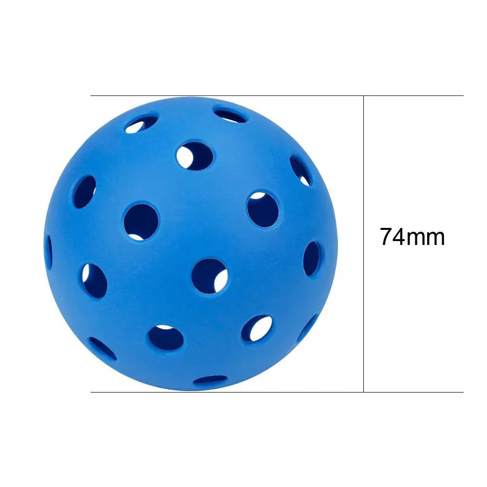 12pcs Outdoor Pickleballs 74mm 40-Hole Durable Competition Balls