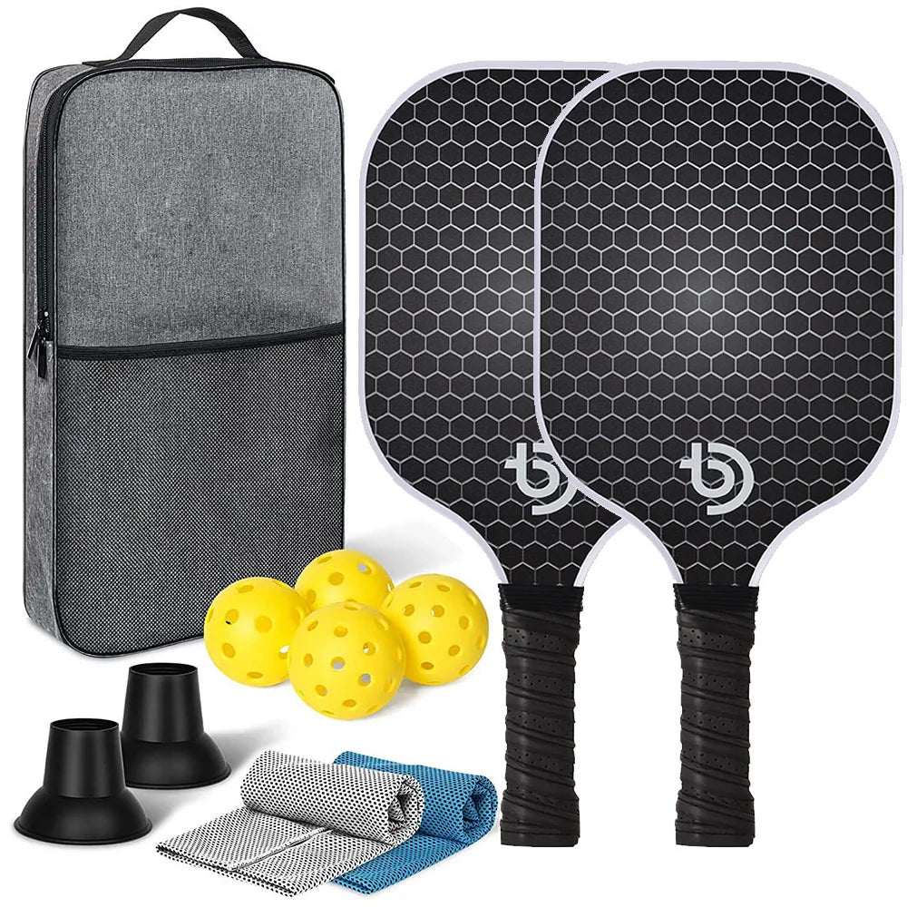 Pickleball Paddle Set – USAPA Approved Graphite Carbon Fiber