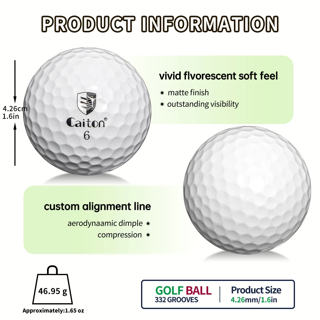 3-Layer Golf Balls (100pcs) – Long Distance & Spin Control