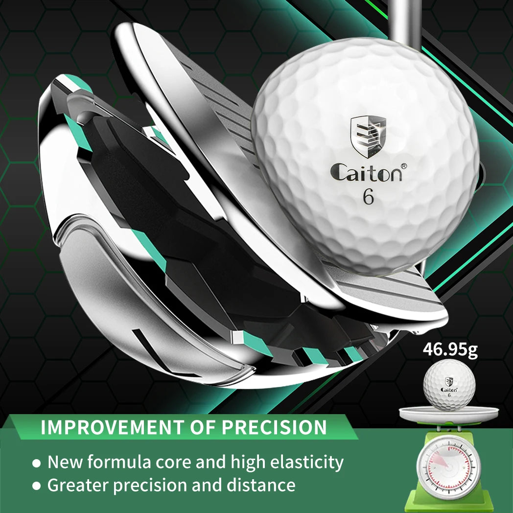 3-Layer Golf Balls (100pcs) – Long Distance & Spin Control