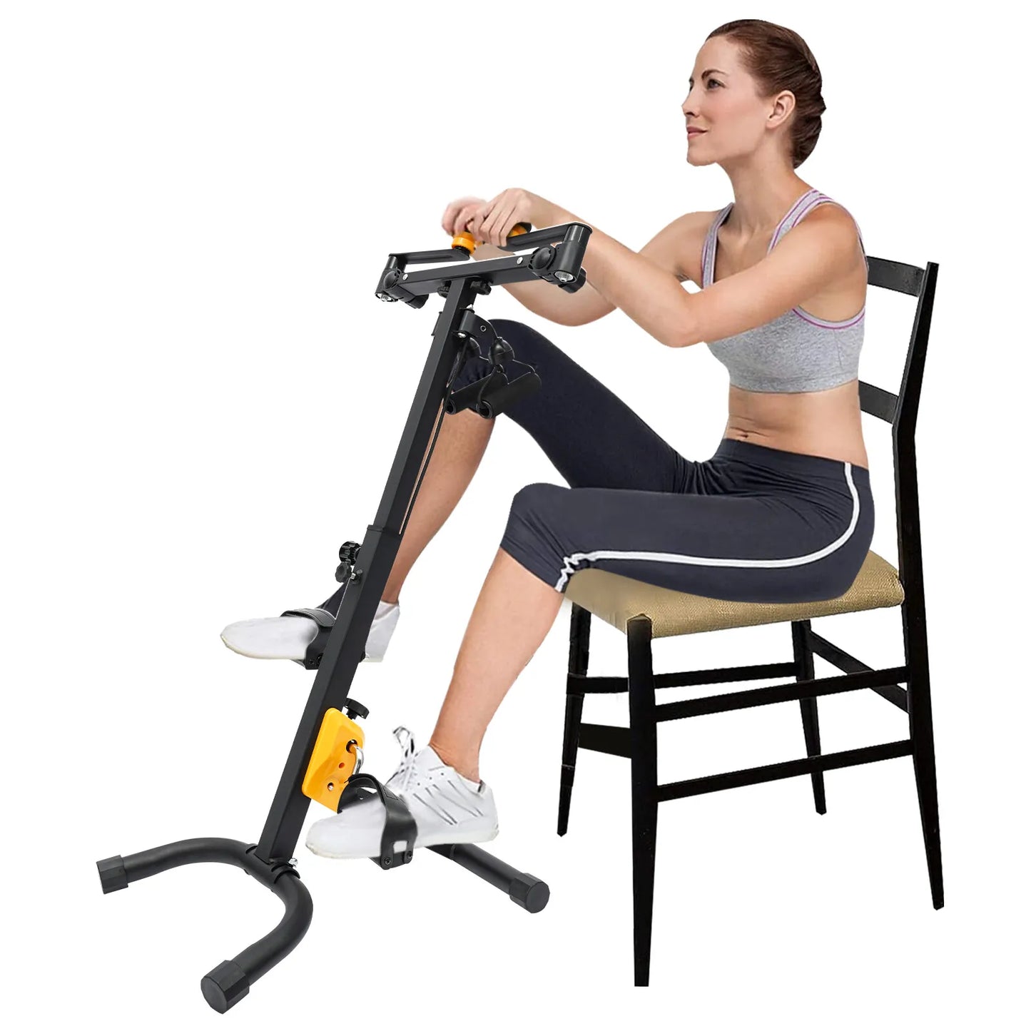 Foldable Pedal Exerciser Bike for Seniors – Adjustable Rehab Fitness Equipment