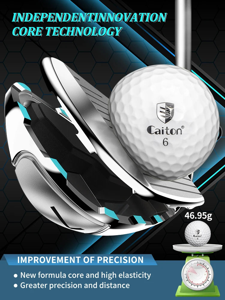 3-Layer Golf Balls (100pcs) – Long Distance & Spin Control