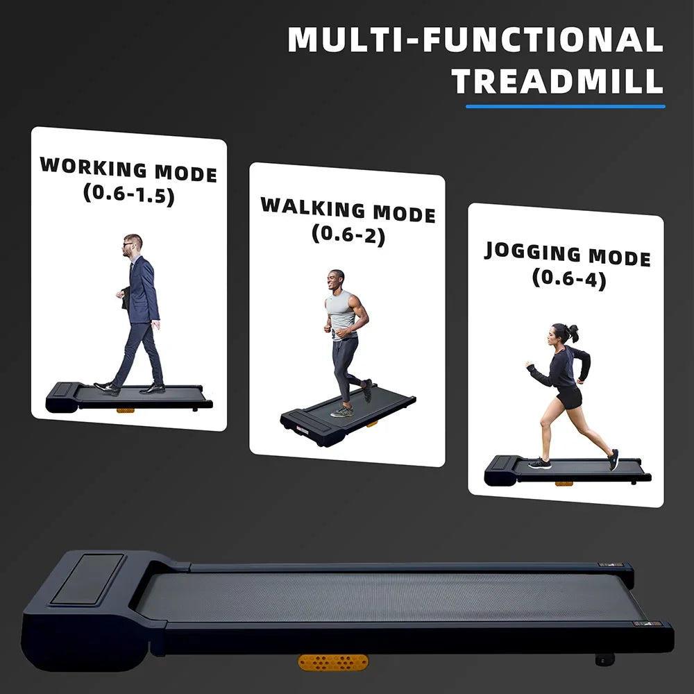 High-Efficiency Brushless Motor Treadmill with LED Display – Home Fitness