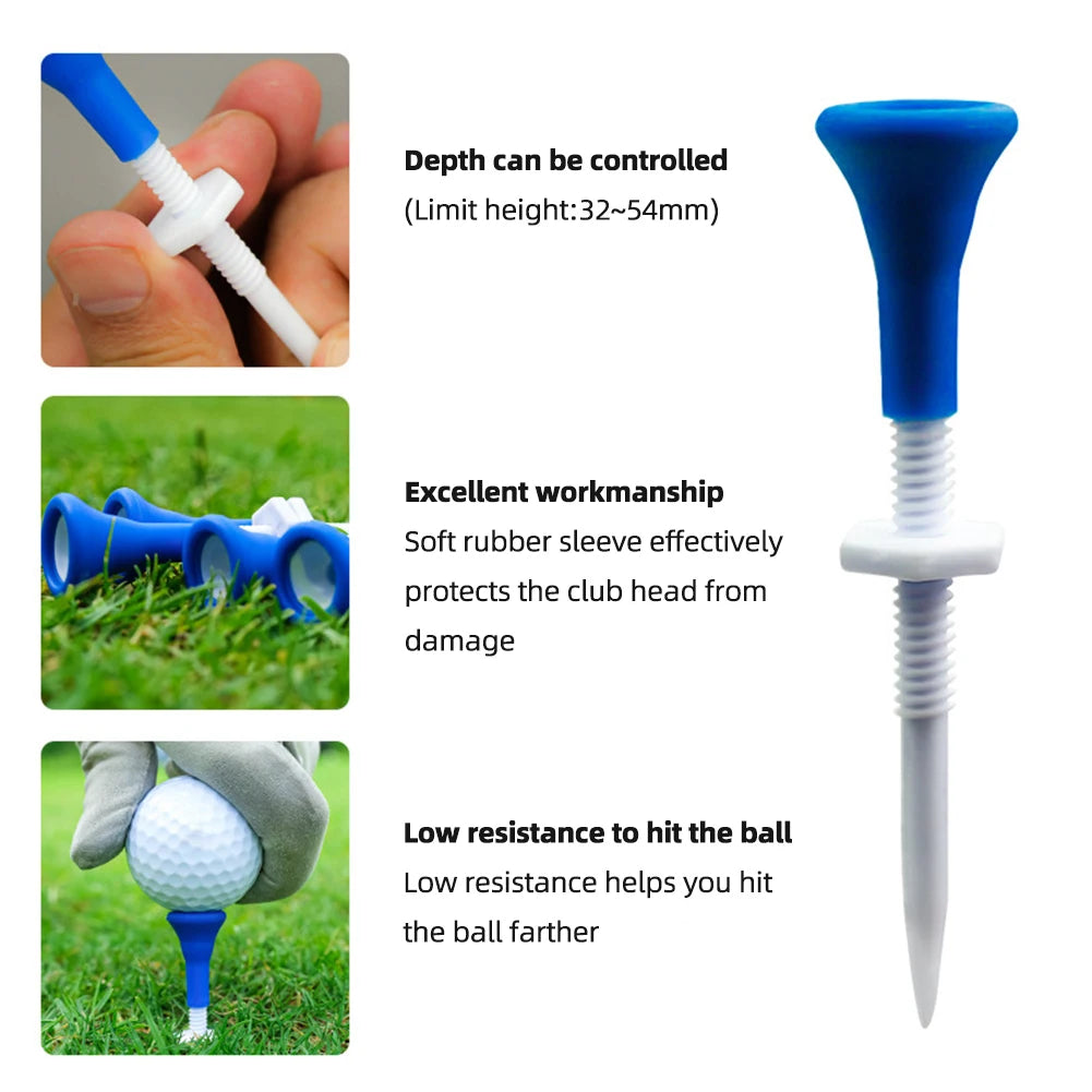 Mini Adjustable Golf Ball Tees – Portable Training Aids