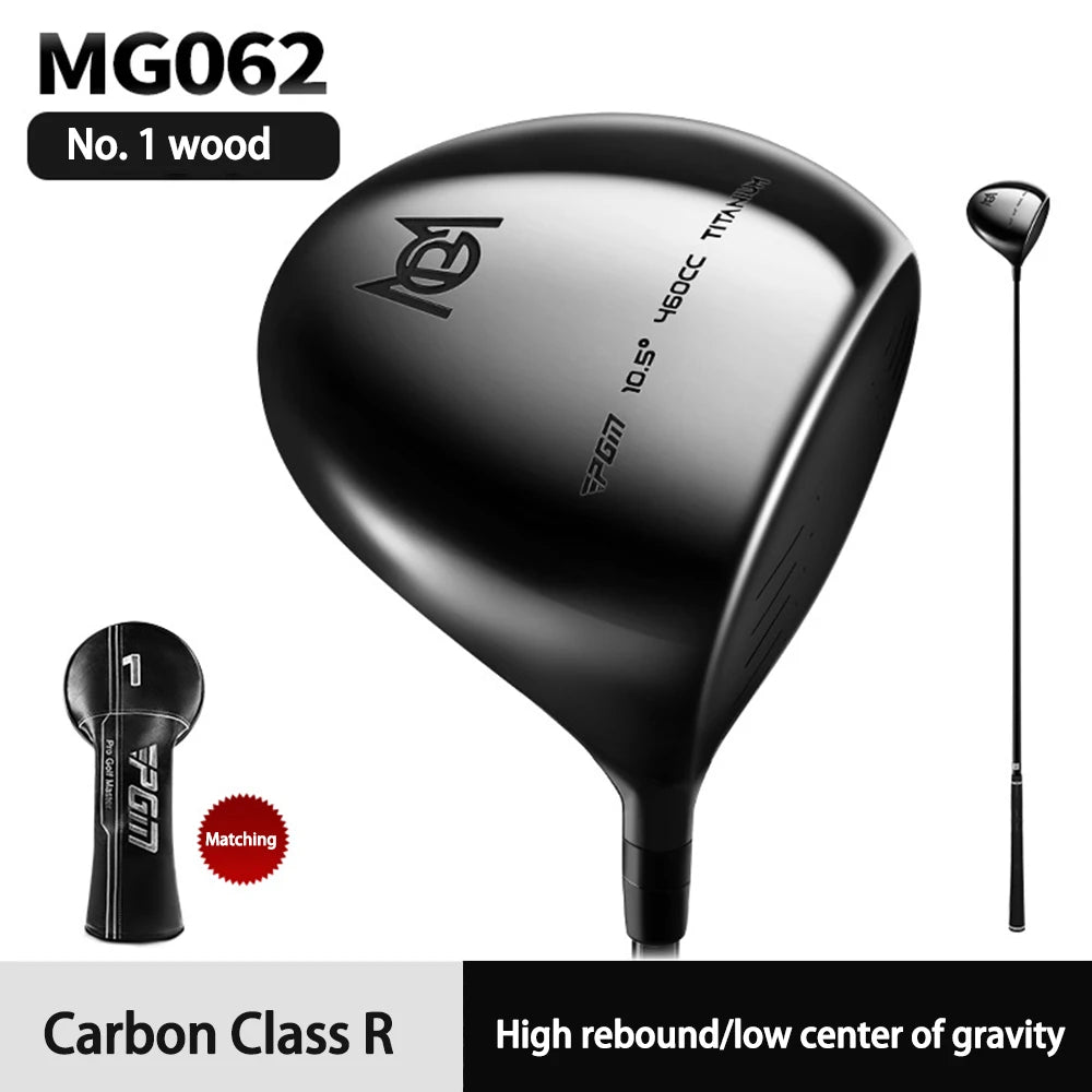 PGM Men’s Golf Driver – High Rebound Carbon Shaft Tee Wood