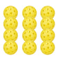 Outdoor Pickleballs 74MM 40-Hole Durable Competition Balls (6/12/24PCS)